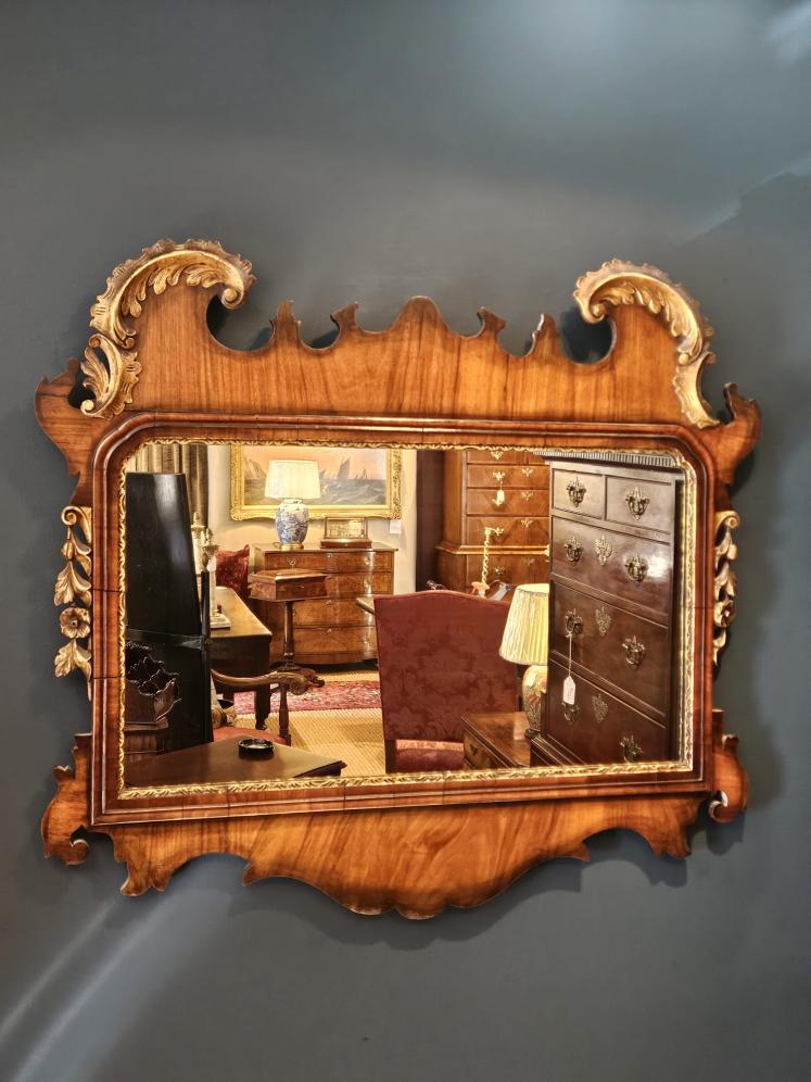 George III Style Landscape Mirror - Image 1