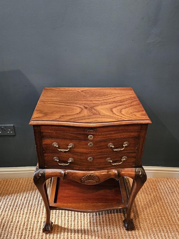 Edwardian Canteen of Cutlery in Side Table - Image 6