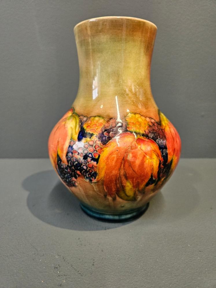 Moorcroft Leaf and Blackberries Flambe Vase - Image 8