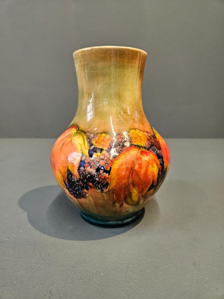 Moorcroft Leaf and Blackberries Flambe Vase - Image 6