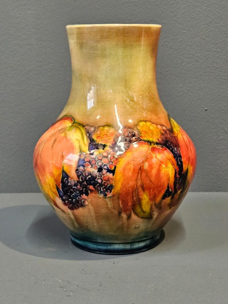 Moorcroft Leaf and Blackberries Flambe Vase - Image 2