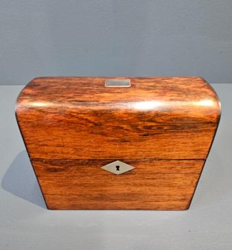 Victorian Rosewood Scent Box and Bottles - Image