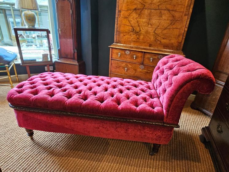 Victorian Chaise Longue - Image 4