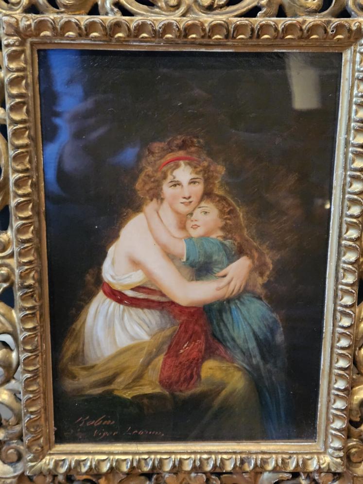 Victorian Oil on Canvas Painting in Florentine Gilt Frame  - Image 7
