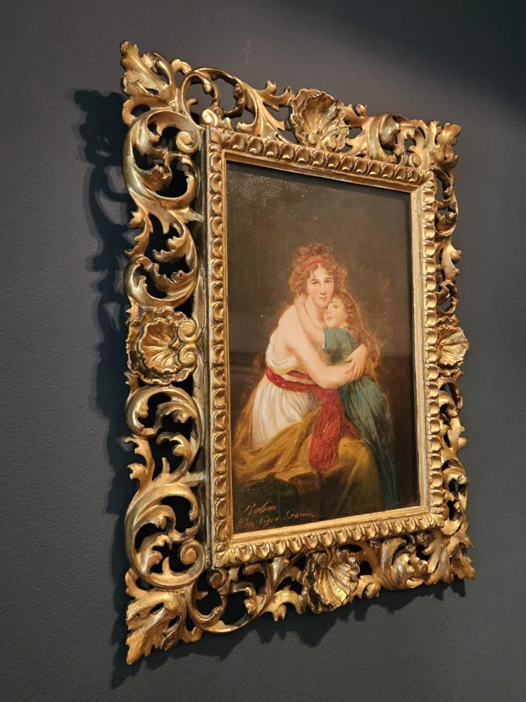 Victorian Oil on Canvas Painting in Florentine Gilt Frame  - Image 5
