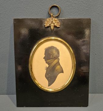 Victorian Framed Silhouette of a Gentleman