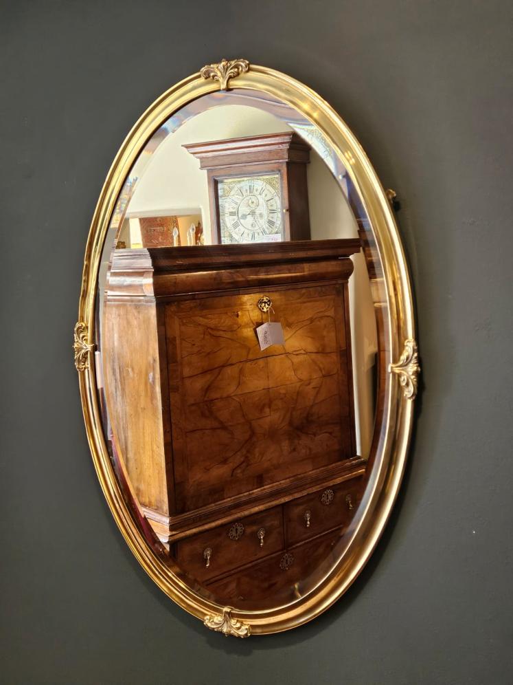 Victorian Brass Framed Mirror - Image 6