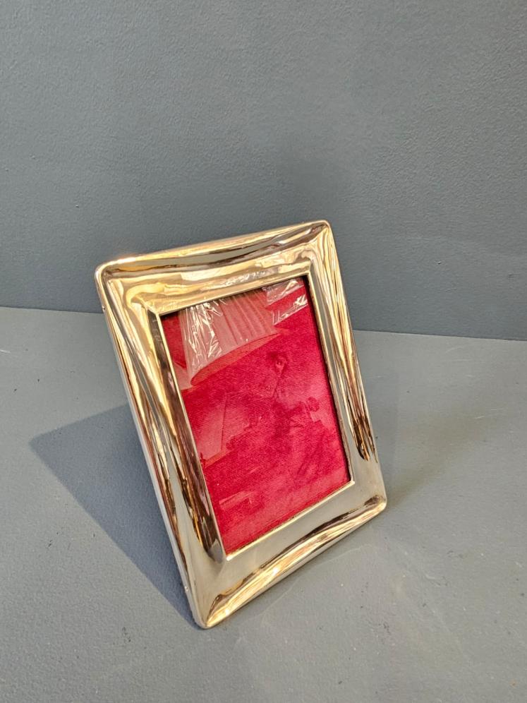 Early George V Silver Cushion Moulded Photo Frame - Image 6