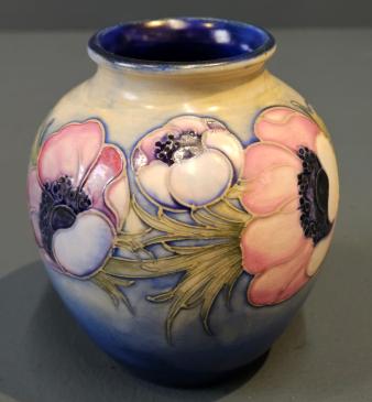 Moorcroft Anemone Salt Glazed Vase