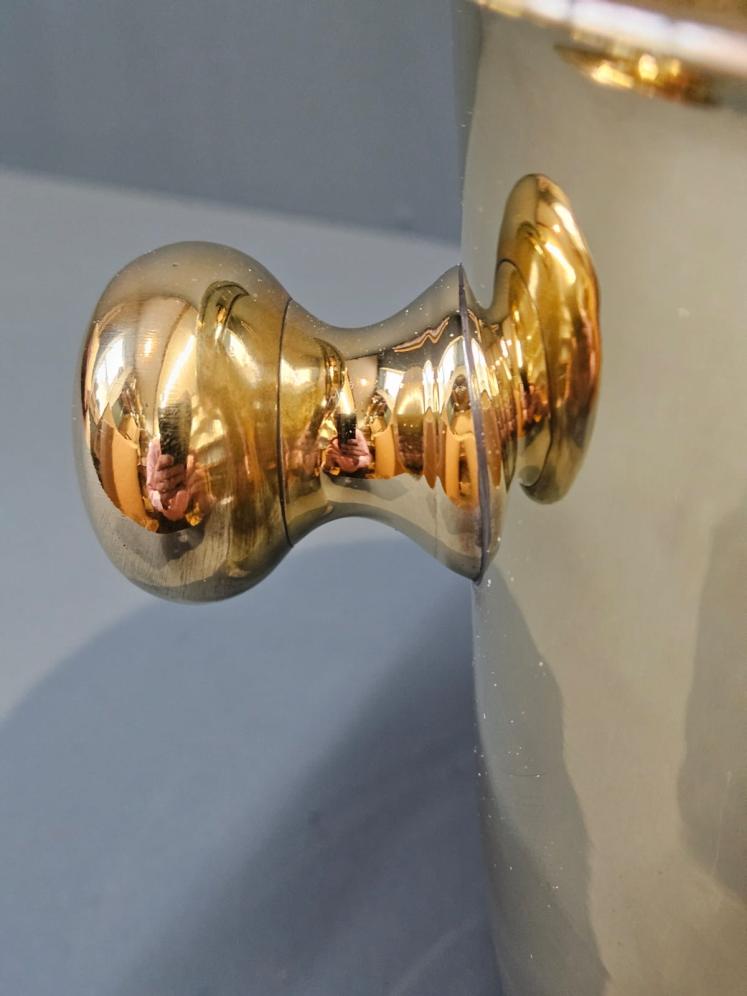 1920's Solid Brass Champagne Cooler - Image 6