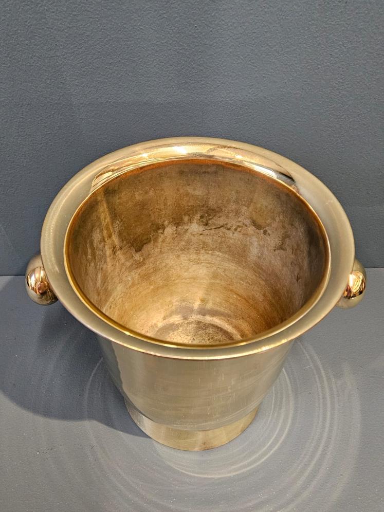 1920's Solid Brass Champagne Cooler - Image 4