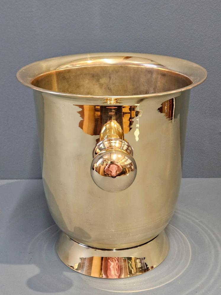 1920's Solid Brass Champagne Cooler - Image 3