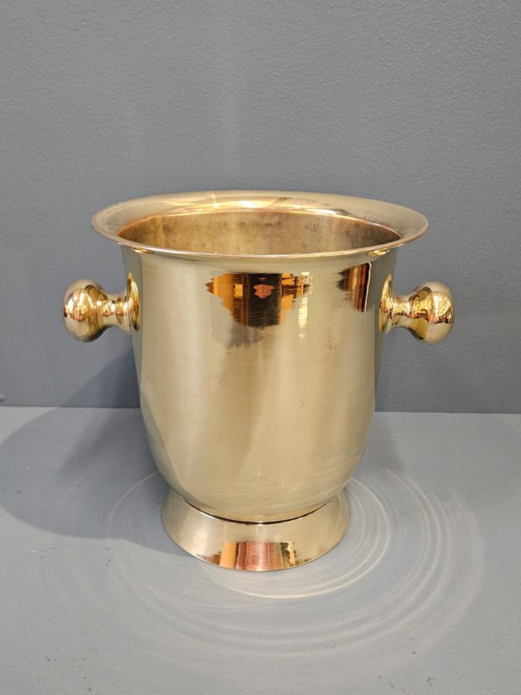 1920's Solid Brass Champagne Cooler - Image 2
