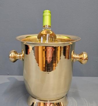 1920's Solid Brass Champagne Cooler