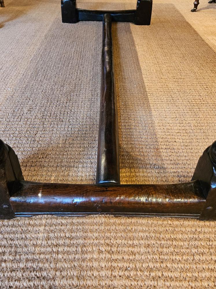 George I Oak 10 Seat Refectory Table - Image 7