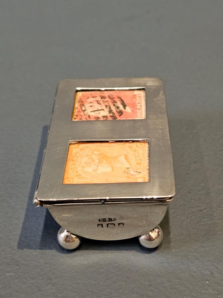 Victorian Silver Stamp Box - Image 2