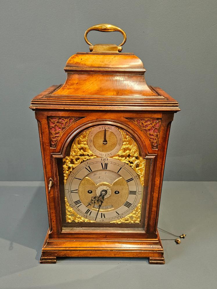 Georgian London Bracket Clock By Henry Jenkins  - Image 7