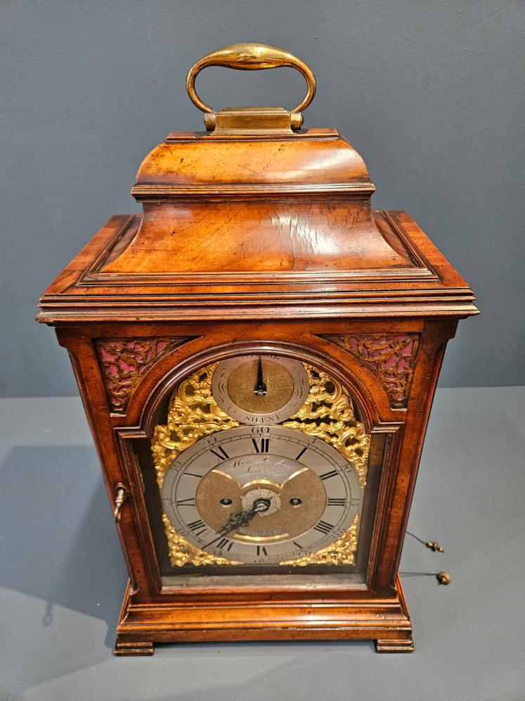 Georgian London Bracket Clock By Henry Jenkins  - Image 5