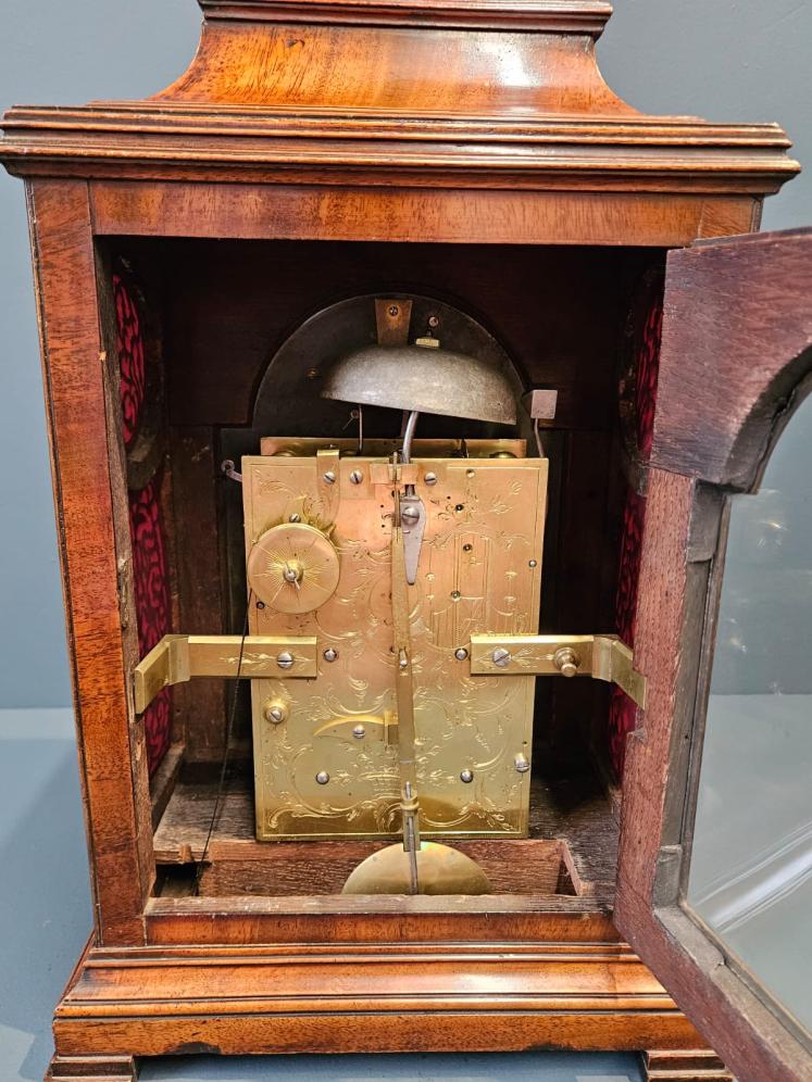 Georgian London Bracket Clock By Henry Jenkins  - Image 3