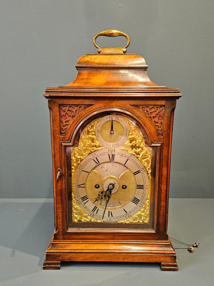 Georgian London Bracket Clock By Henry Jenkins  - Image 1