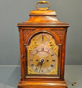 Georgian London Bracket Clock By Henry Jenkins  - Image