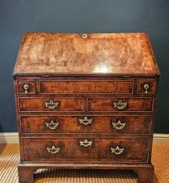 George I Walnut Bureau
