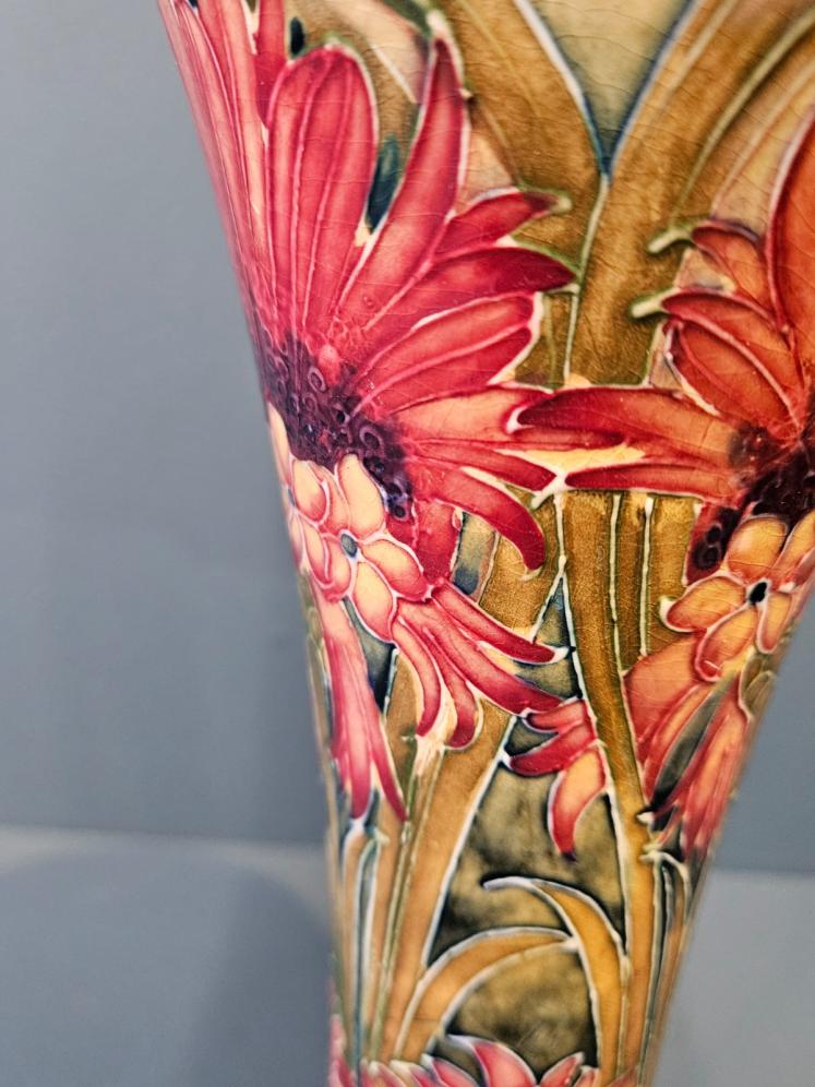 Early Moorcroft Cornflower Vase  - Image 6