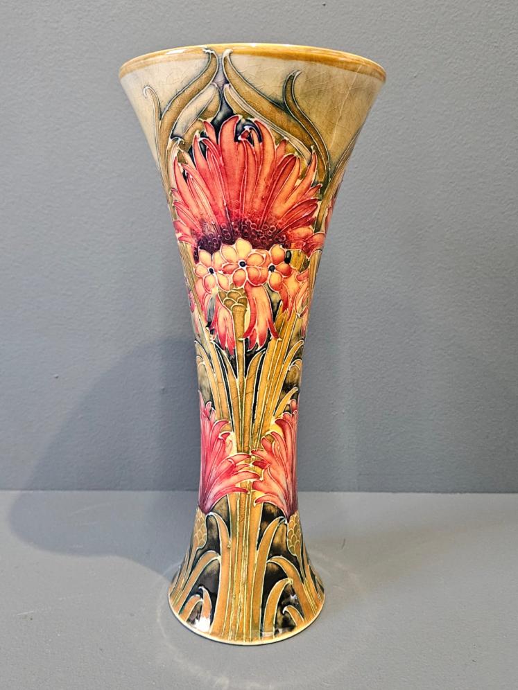 Early Moorcroft Cornflower Vase  - Image 5