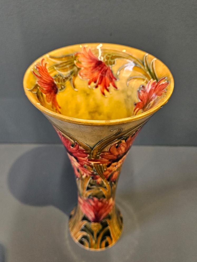 Early Moorcroft Cornflower Vase  - Image 3