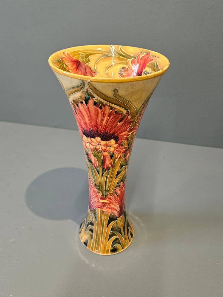 Early Moorcroft Cornflower Vase  - Image 1