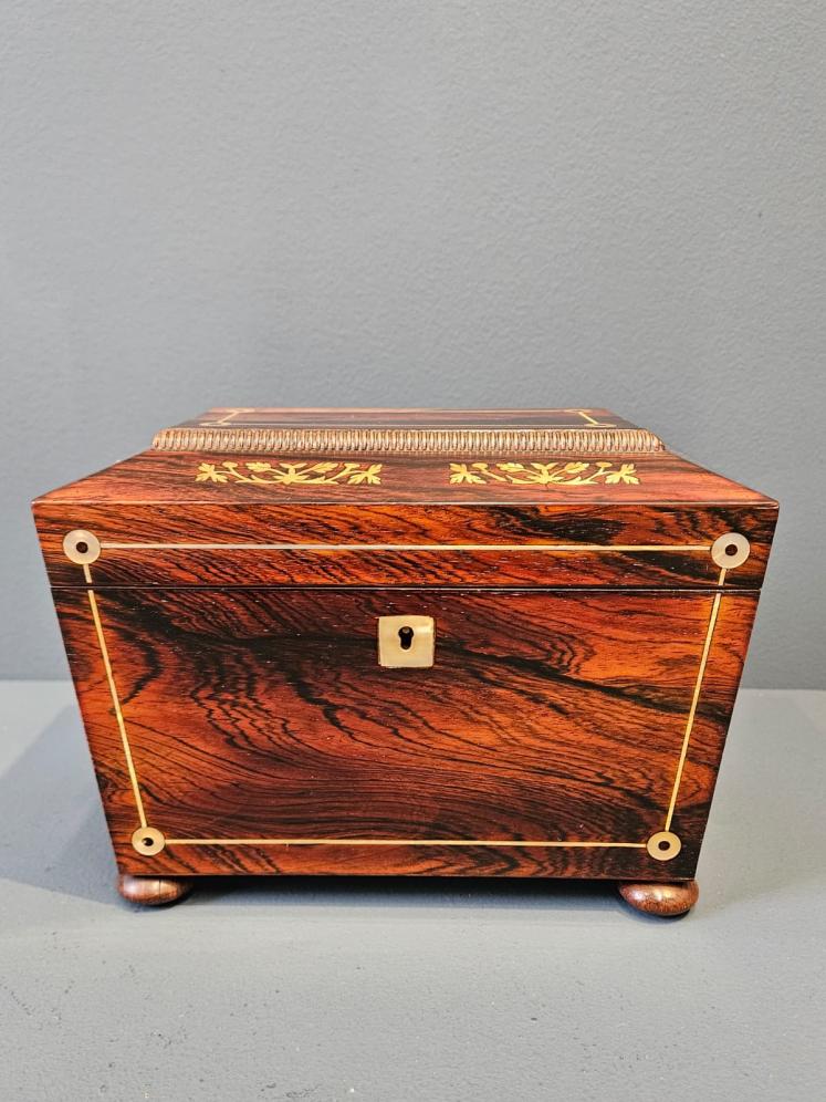 Regency Rosewood Tea Caddy - Image 5