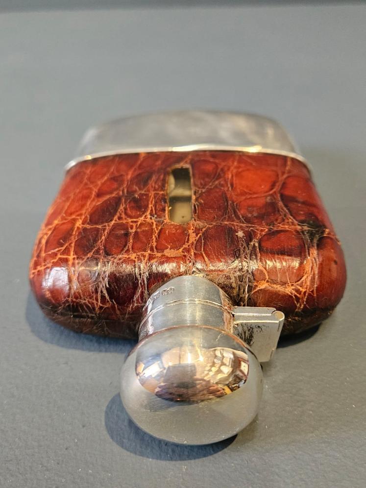 Hukin & Heath Silver Hip Flask  - Image 7