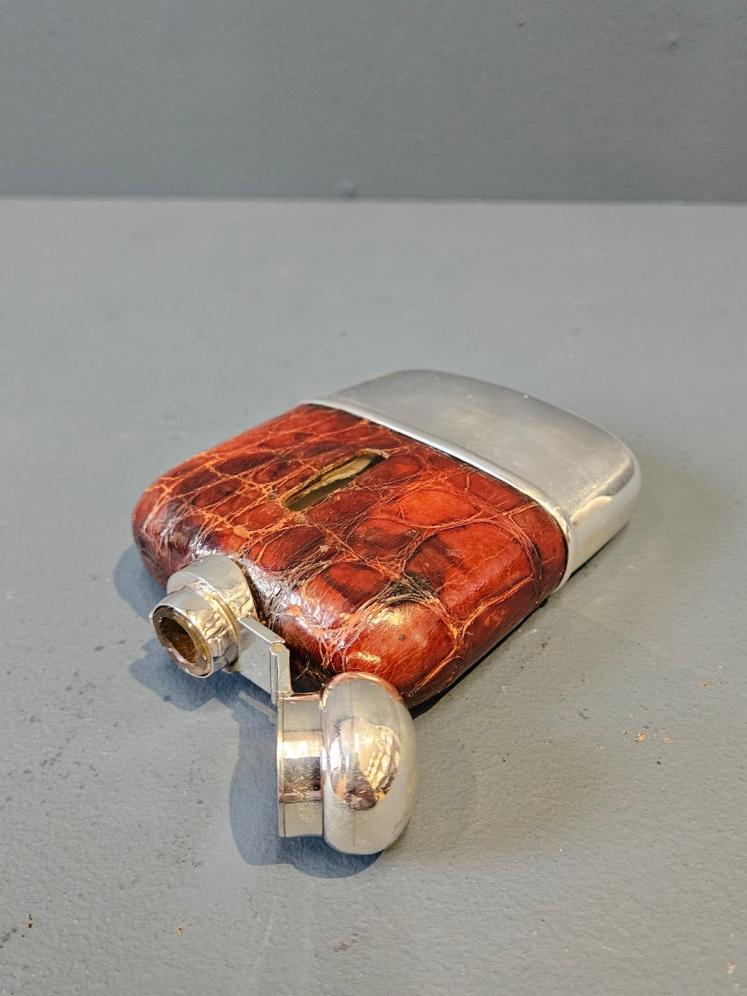 Hukin & Heath Silver Hip Flask  - Image 6