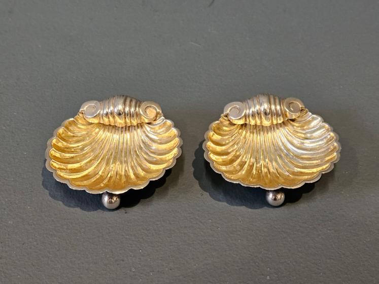 Pair of Victorian Silver Gilt Salts - Image 1