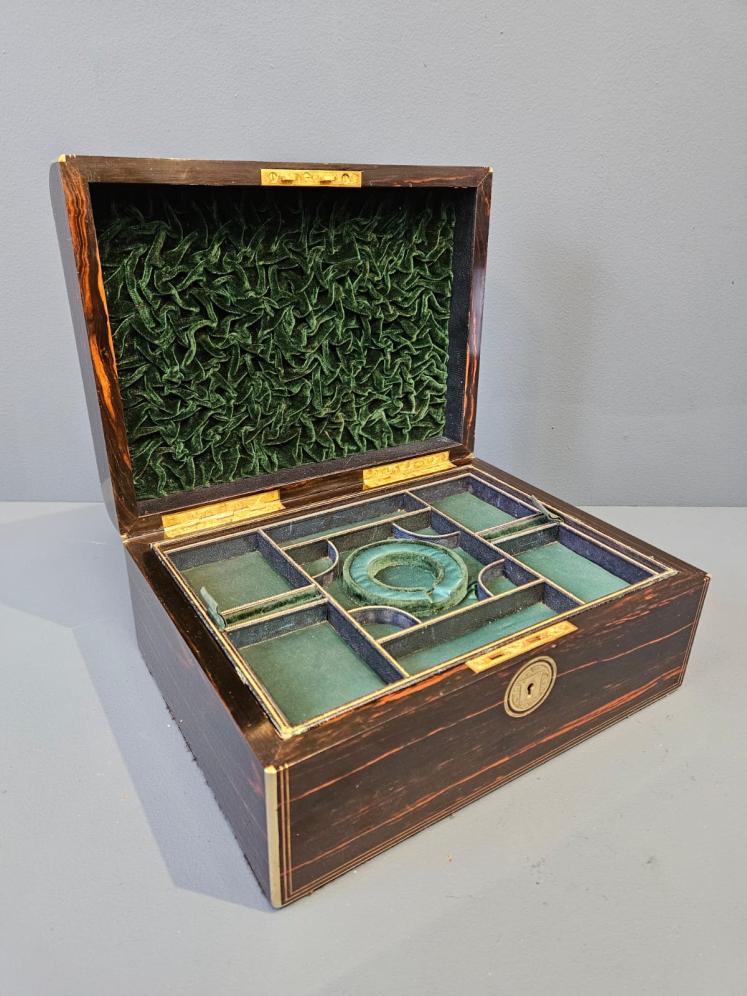 Superb Mid Victorian Jewellery Box with Original Fitted Interior - Image 1
