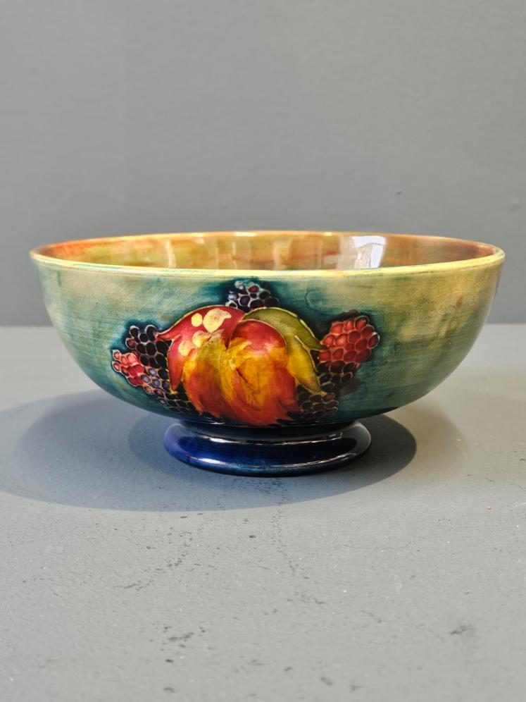 Moorcroft Leaf and Blackberries Flambe Bowl - Image 6