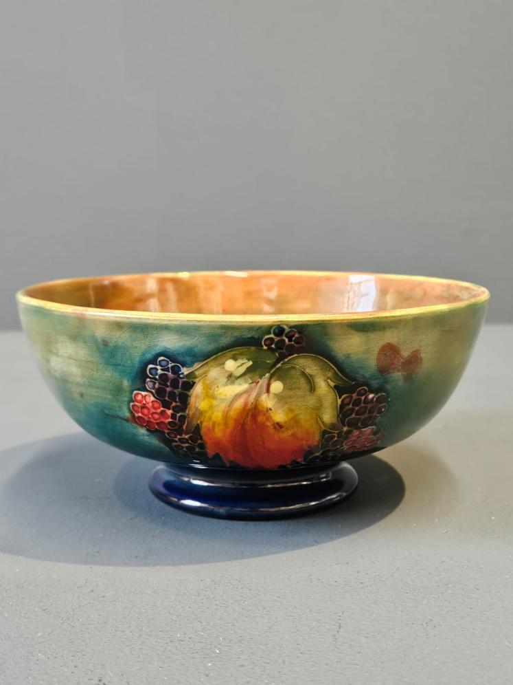 Moorcroft Leaf and Blackberries Flambe Bowl - Image 4