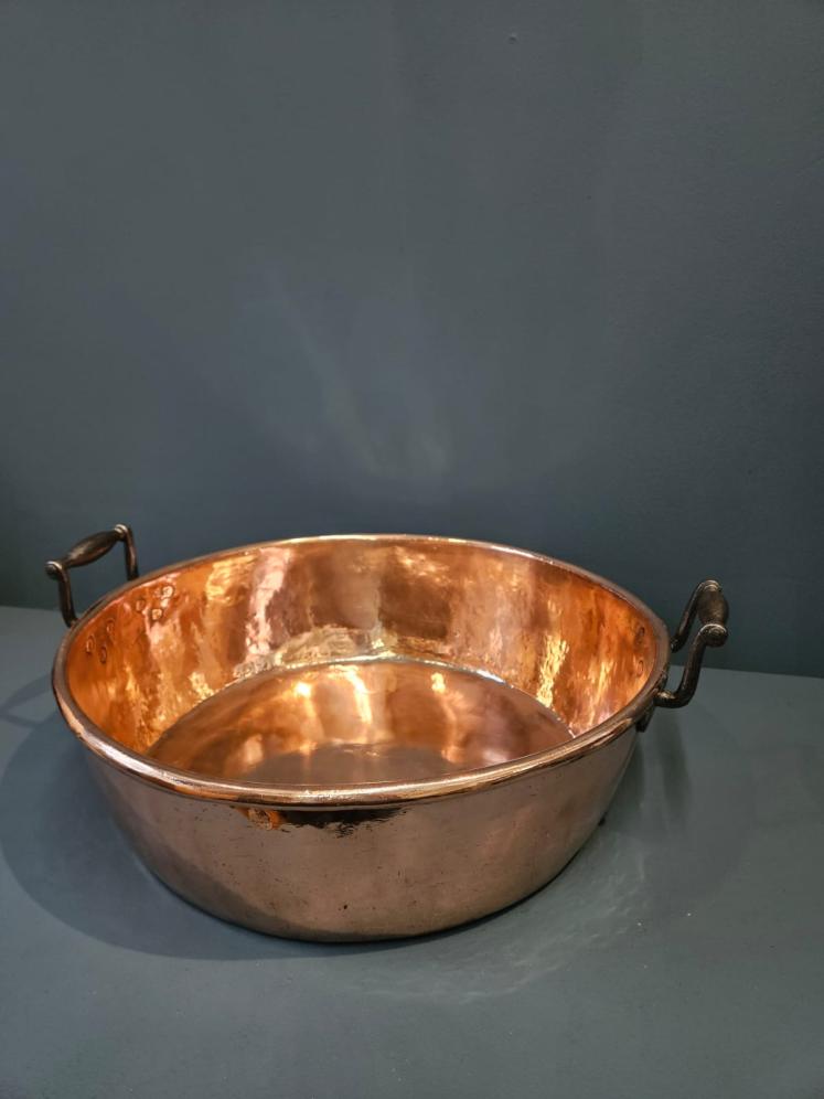Large Early Victorian Copper Cream Pan - Image 7