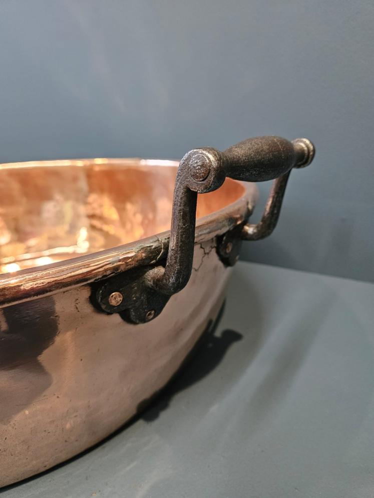 Large Early Victorian Copper Cream Pan - Image 6