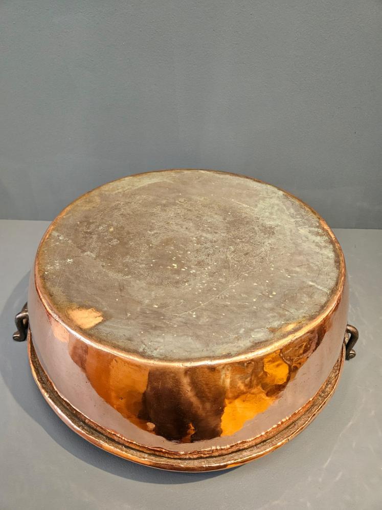 Large Early Victorian Copper Cream Pan - Image 4