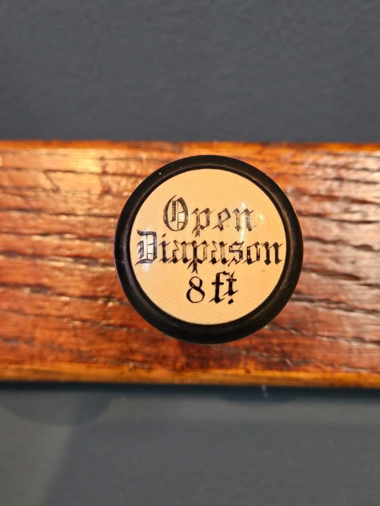 Victorian Organ Stops Coat Rack - Image 7