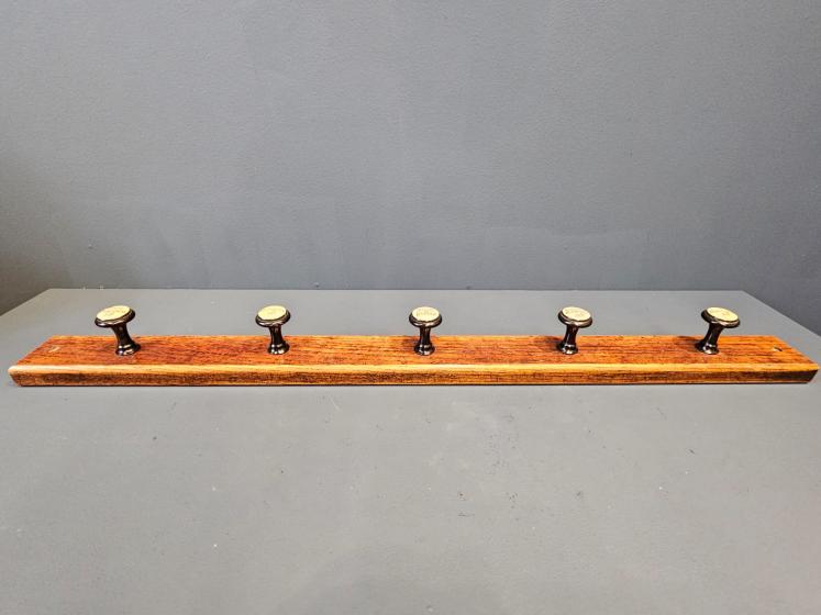 Victorian Organ Stops Coat Rack - Image 1