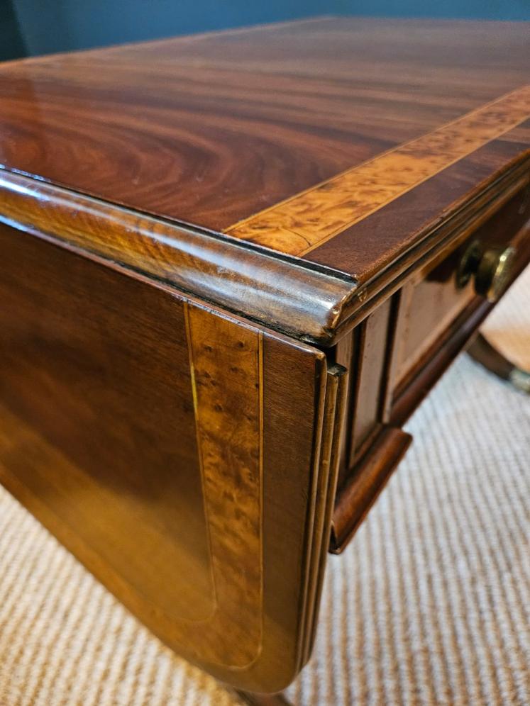 Regency Mahogany Sofa Table  - Image 6