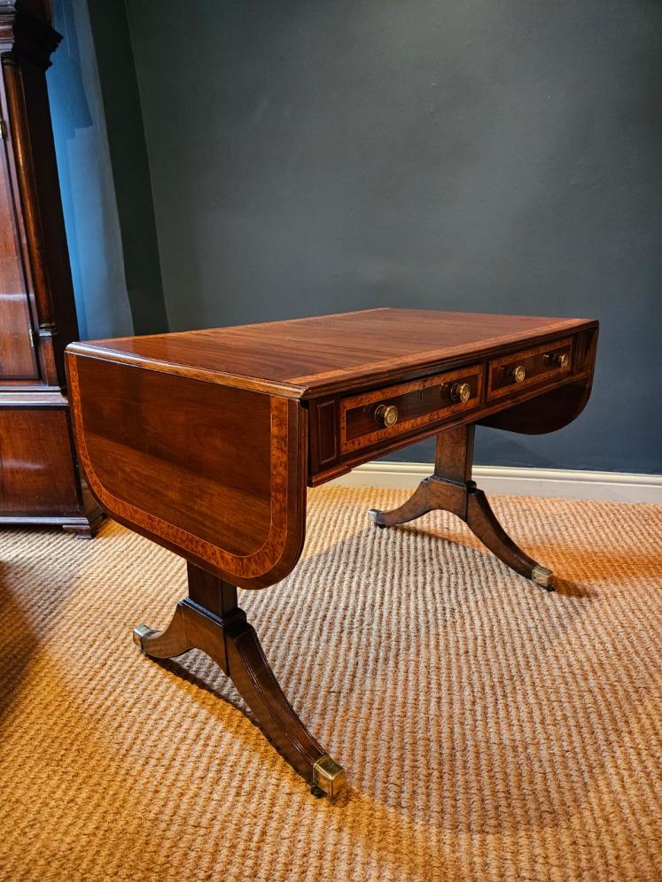 Regency Mahogany Sofa Table  - Image 5