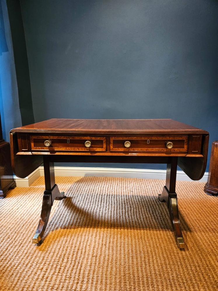 Regency Mahogany Sofa Table  - Image 2