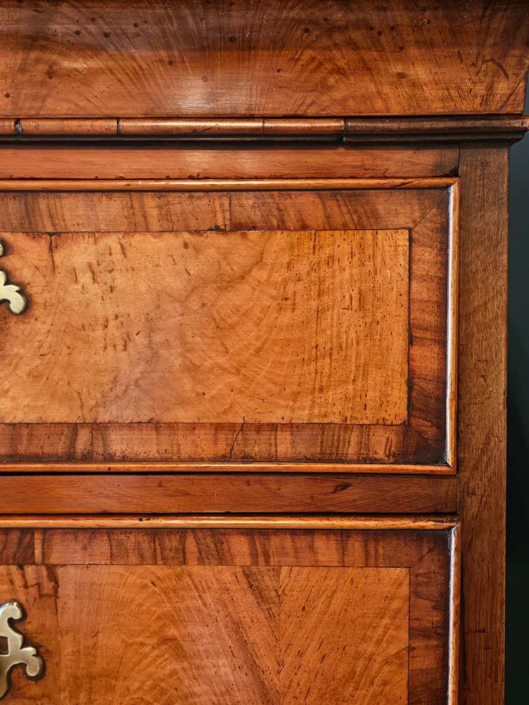 George II Walnut Chest on Chest  - Image 8
