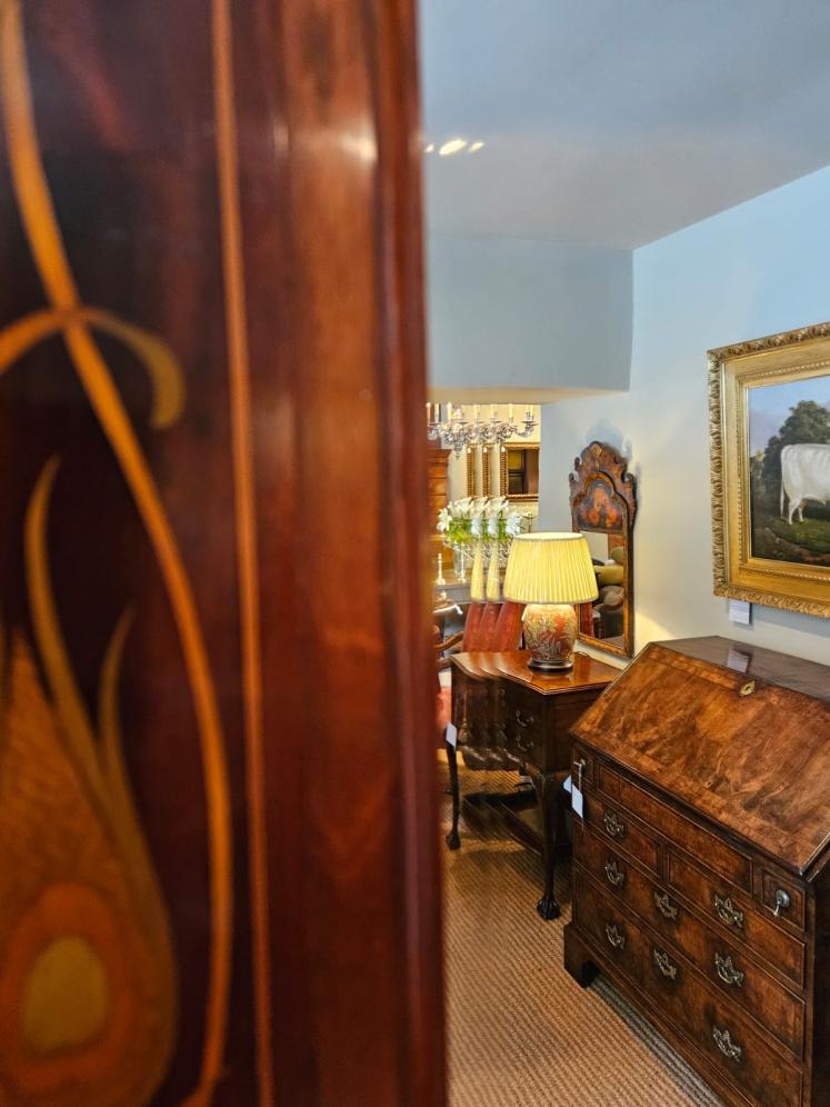 Superb Edwardian Shapland and Petter Mirror - Image 8