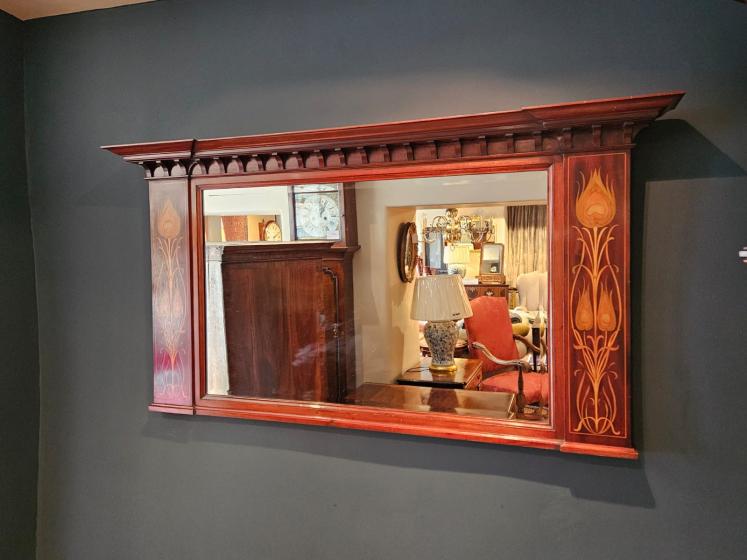 Superb Edwardian Shapland and Petter Mirror - Image 7