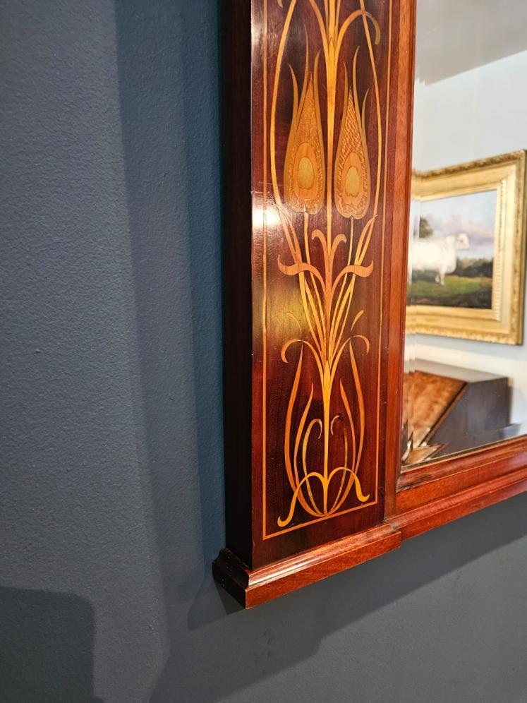 Superb Edwardian Shapland and Petter Mirror - Image 6