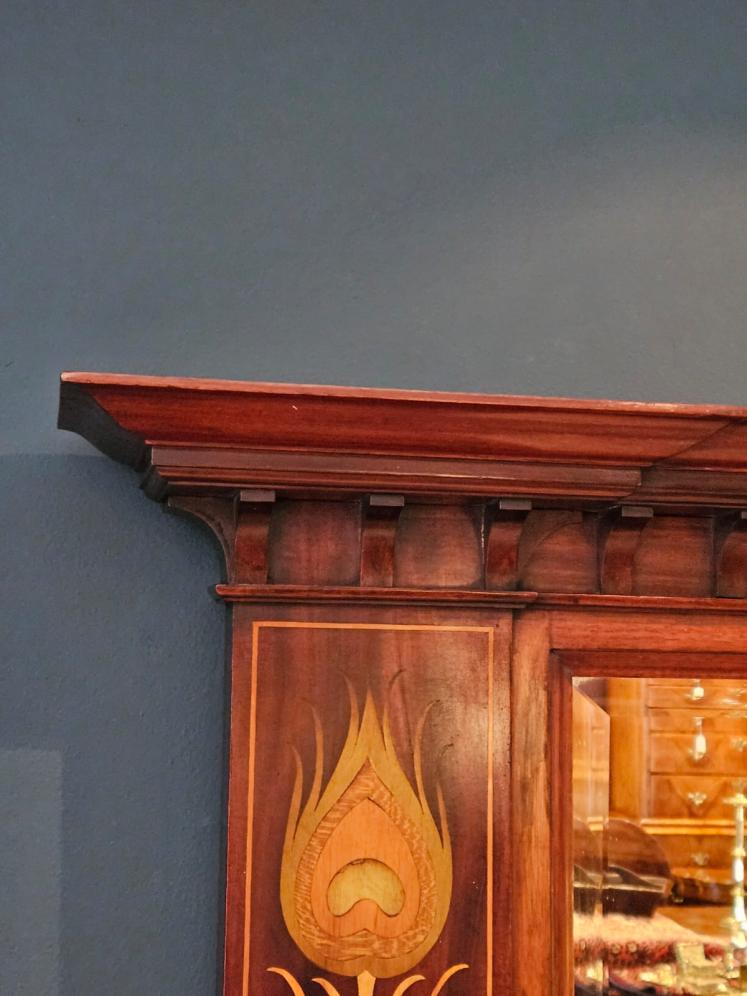Superb Edwardian Shapland and Petter Mirror - Image 5